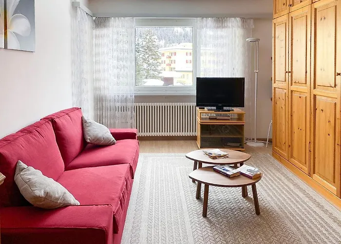 公寓 Zentrale In Mit Grossem Balkon 圣莫里茨