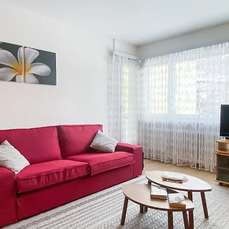 Apartment Zentrale In Mit Großem Balkon St. Moritz