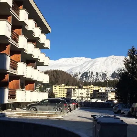 Apartment Zentrale In Mit Großem Balkon St. Moritz